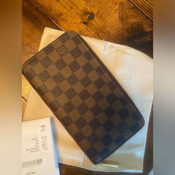 Louis Vuitton Damier Ebene Zippy Organizer - Picture 4 of 9